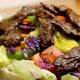 Garden Salad with Steak Tips