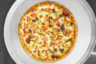 Chicken Rancho White Pizza