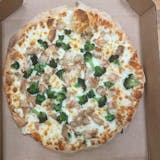 Chicken Broccoli Extravaganza Pizza
