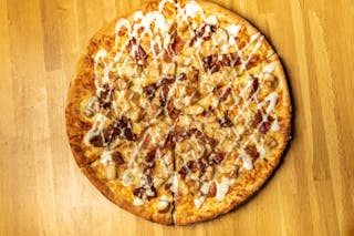 Chicken Bacon Ranch White Pizza