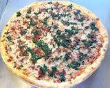 Spinach, Ricotta & Mozzarella Pizza