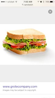 Ham & Cheese Sandwich