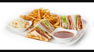 Ham & Cheese Club Sandwich
