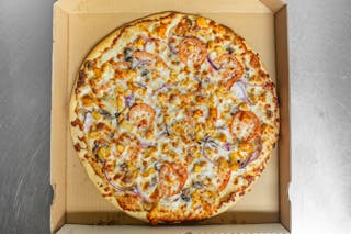 NY Style Garlic Chicken Pizza