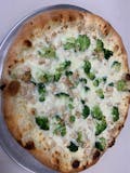 Grilled Chicken & Broccoli Alfredo (white) Pizza