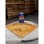 Two Regular Pizza Slice & Soda Combo