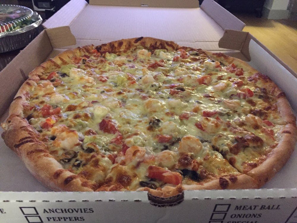 26. Shrimp Scampi Pizza