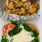 Spinach, Chicken and Feta Salad