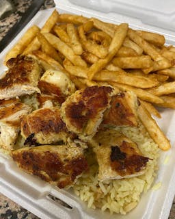 Chicken Kabob Dinner