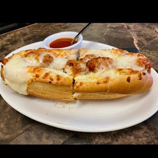 Meatball Parmesan Sandwich