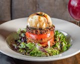 Crispy Eggplant & Burrata Stack