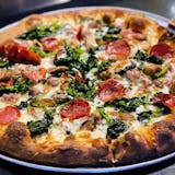 Broccoli E Salsiccia Pizza