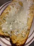 Hot Garlic Bread with Melted Mozzarella Cheese