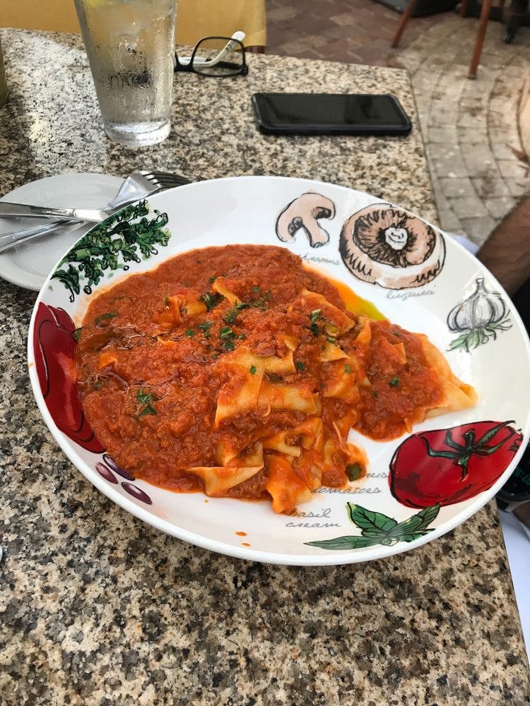 Order Parpadelle Bolognese - Pasta food online from Grandes Bella Cucina store, Palm Beach Gardens on bringmethat.com
