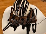 Brownie with Vanilla ice cream