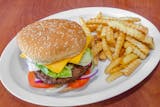 1/2 lb Bleu Cheeseburger with Fries