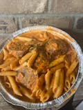 Penne Alla Vodka with Meatball