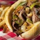 Cheese Steak with Peppers, Onions & Mushrooms Sandwich