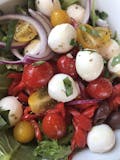 Mozzarella Tomato & Roasted Peppers Salad