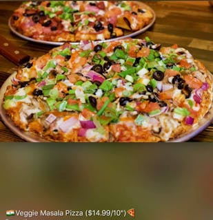 Veggie Masala Pizza