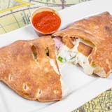 3. Ham, Peppers & Onions Calzone
