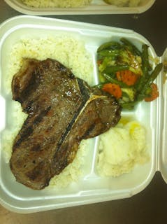 8. T-Bone Steak Platter