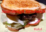 Grilled Sourdough Halal Sandwich