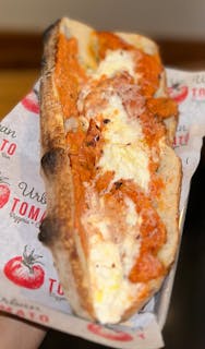 **Vodka Stracciatella Chicken Parm Sandwich**