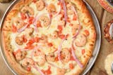 Garlic Gulf Shrimp Pizza