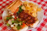 Meatball Po'Boy Sandwich