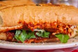 Chicken Parmesan Po'Boy Sandwich