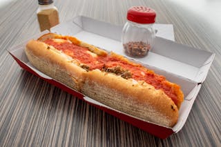 Sausage Parmigiana Sandwich