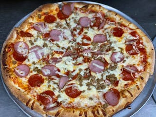 Mia's Meat Lovers Pizza
