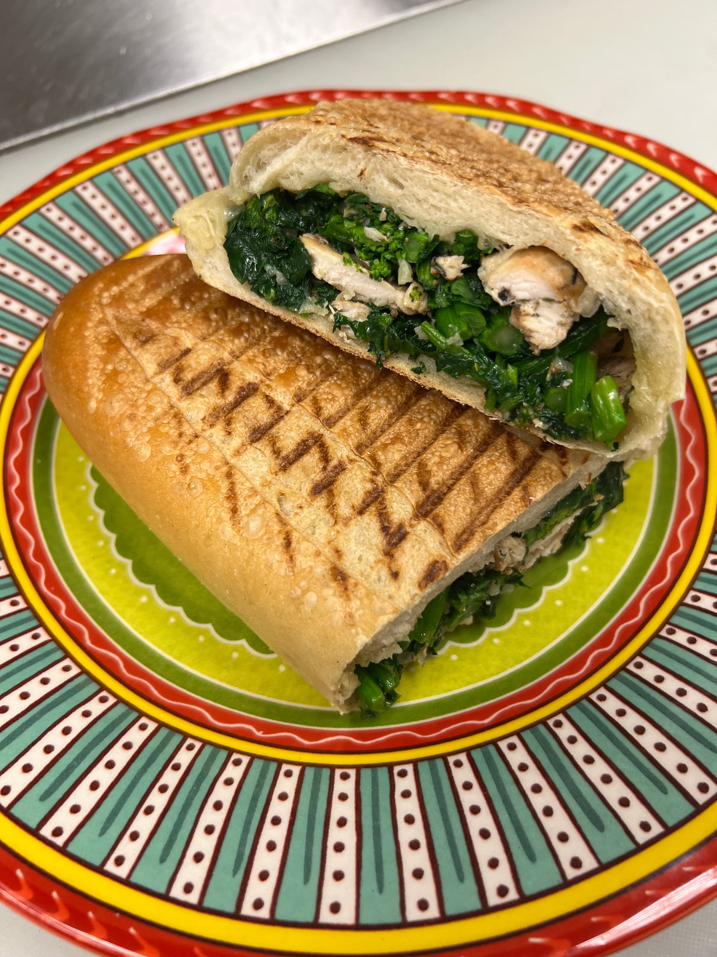 25. Broccoli Rabe Panini