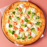 Troys White Special Round Pizza