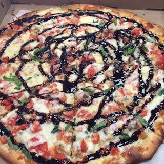 Chicken Bruschetta Pizza