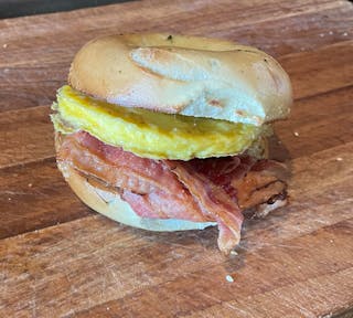 Bacon, Egg & Cheese Bagel Breakfast