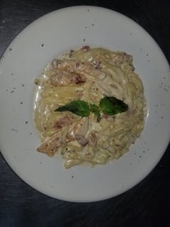Chicken Fettuccine Carbonara