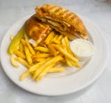 Eggplant Parmigiana Panini