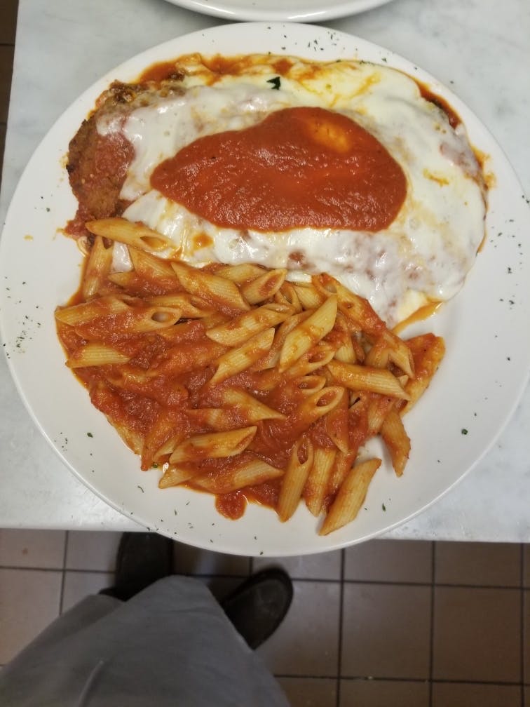 Veal Parmigiana Lunch