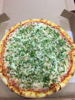 Broccoli Chicken Alfredo Pizza