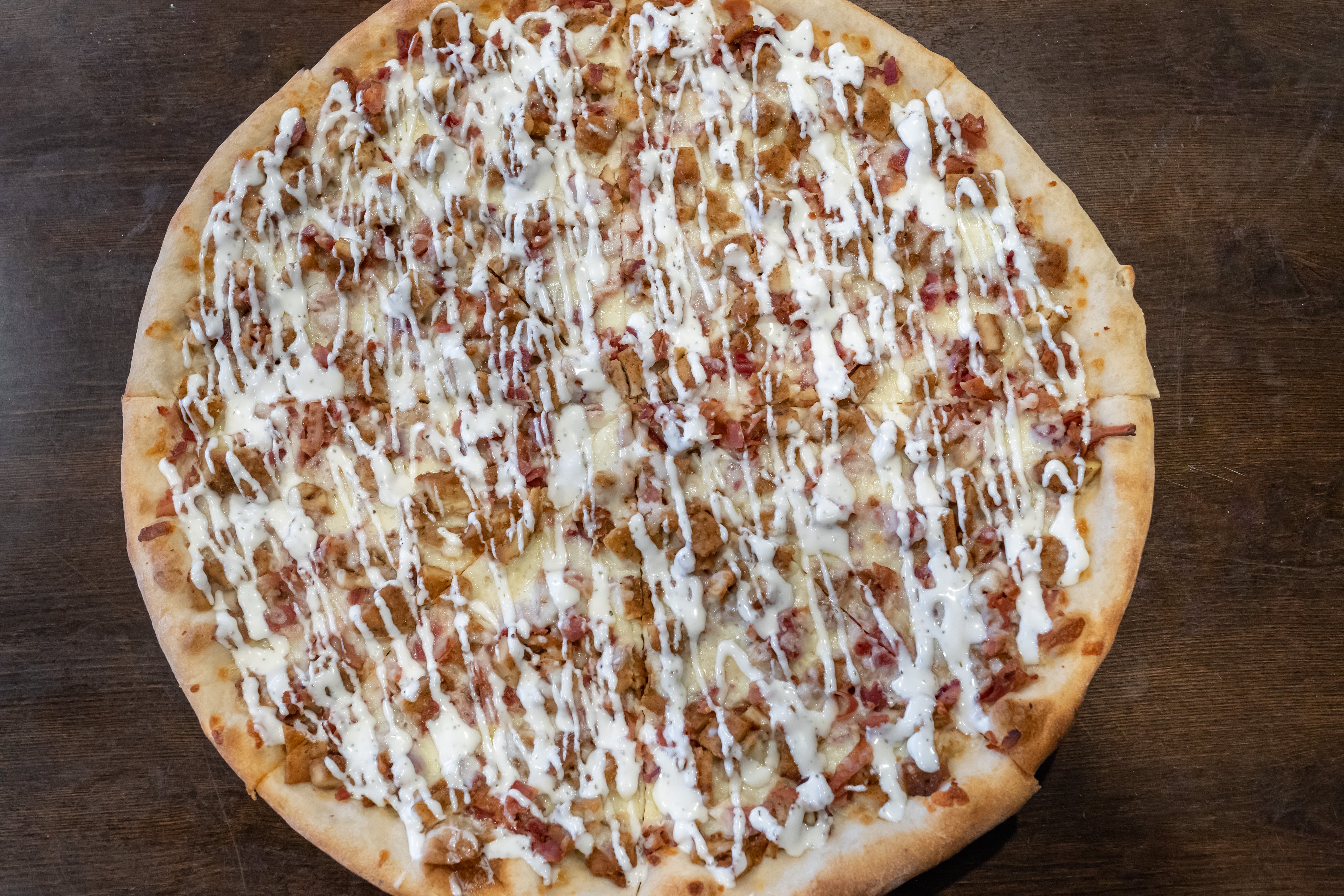 Chicken Bacon Ranch Pizza