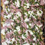 Mortadella Pistachio Pizza