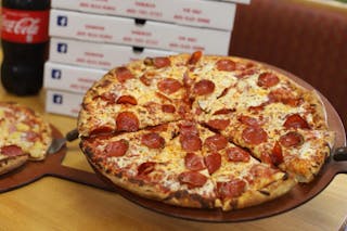 Alfredo Pepperoni Pizza