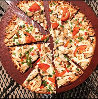 Chicken Alfredo Pizza