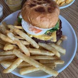Beef Burger with Fries