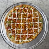 Buffalo Grilled Chicken Salad Pizza