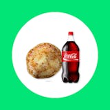 One Large cheese pizza & 2-Liter of soda