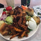 Garden Salad with Grilled Buffalo Chicken