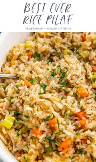 Side of Homemade Rice Pilaf